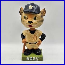 Vintage 1960s Detroit Tigers Mascot Green Square Base Bobblehead Nodder 1962