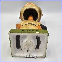 Vintage 1960s Detroit Tigers Mascot Green Square Base Bobblehead Nodder 1962