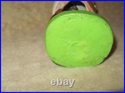 Vintage 1960s Football Nodder Bobblehead Orange White Toes Up Japan
