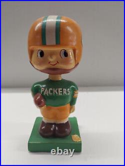 Vintage 1960s Green Bay Packers Bobblehead Color Base MINT