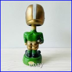Vintage 1960s Green Bay Packers Bobblehead Doll Apsco Toes Up NFL