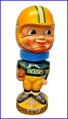 Vintage 1960s Green Bay Packers Bobblehead Doll by Sports Specialties-High Grade Vintage 1960s Green Bay Packers Bobblehead Doll by Sports Specialties-High Grade