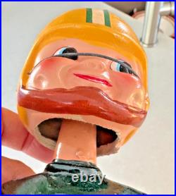 Vintage 1960s Green Bay Packers Bobblehead Doll by Sports Specialties-High Grade