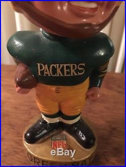 Vintage 1960s Green Bay Packers Nodder Bobble head. Made In Japan