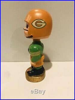 Vintage 1960s Green Bay Packers Toes Up Type 2 Nodder Bobblehead Gem Mint