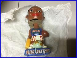 Vintage 1960s Harlem Globetrotters Bobble head basketball sports with box ESTAT