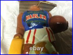 Vintage 1960s Harlem Globetrotters Bobble head basketball sports with box ESTAT