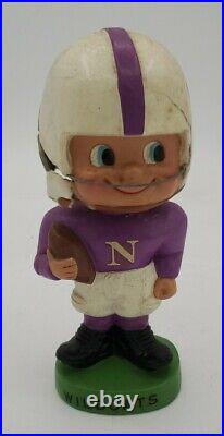 Vintage 1960s Japan Bobblehead Northwestern Wildcats Football See Pictures Rare Vintage 1960s Japan Bobblehead Northwestern Wildcats Football See Pictures Rare