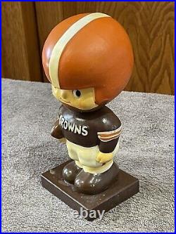 Vintage 1960s Japan Cleveland Browns Football Boy Bobble Head Nodder