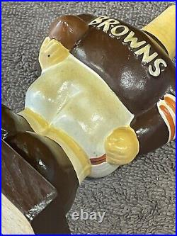Vintage 1960s Japan Cleveland Browns Football Boy Bobble Head Nodder