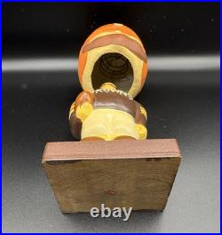 Vintage 1960s Japan Cleveland Browns Football Boy Bobble Head Nodder Rare