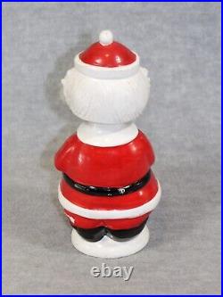 Vintage 1960s Japan ceramic Santa Claus bobble head with motion blinking eyes Vintage 1960s Japan ceramic Santa Claus bobble head with motion blinking eyes