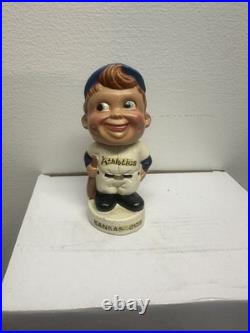 Vintage 1960s Kansas City Athletics Mini Bobblehead Nodder