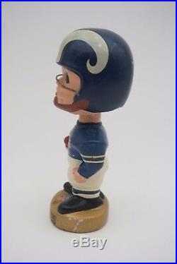 Vintage 1960s LA Rams Bobble Head NFL Nodder Japan Bobblehead Sports Specialties