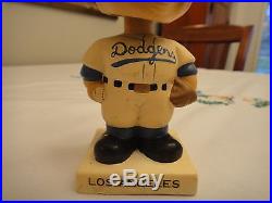 Vintage 1960s Los Angeles Dodgers Bobble Head Nodder All Original Excellent Cond