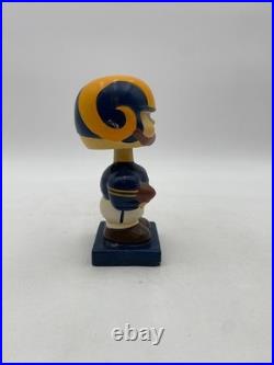 Vintage 1960s Los Angeles Rams bobblehead Square base
