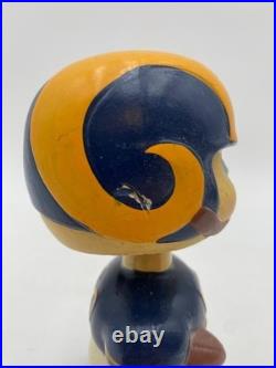 Vintage 1960s Los Angeles Rams bobblehead Square base