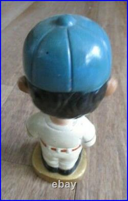 Vintage 1960s MILWAUKEE BREWERS Boy Face GOLD BASE Baseball Bobblehead Nodder