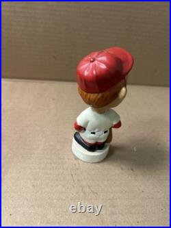 Vintage 1960s MINI Boston Red Sox Bobblehead 41/2 With Magnet Base