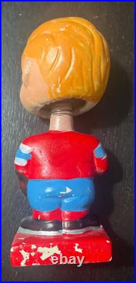Vintage 1960s MONTREAL CANADIENS NHL Team Bobblehead Nodder