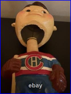Vintage 1960s MONTREAL CANADIENS NHL Team Bobblehead Nodder