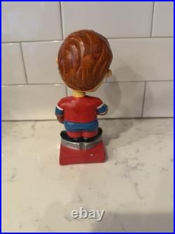Vintage 1960s Montreal Canadiens Bobblehead Nodder High Skates Rare