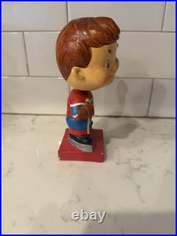 Vintage 1960s Montreal Canadiens Bobblehead Nodder High Skates Rare