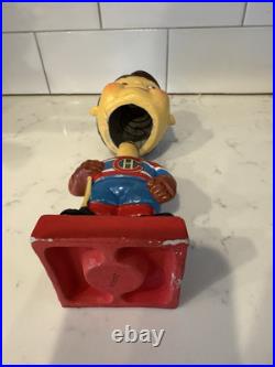 Vintage 1960s Montreal Canadiens Bobblehead Nodder High Skates Rare Vintage 1960s Montreal Canadiens Bobblehead Nodder High Skates Rare