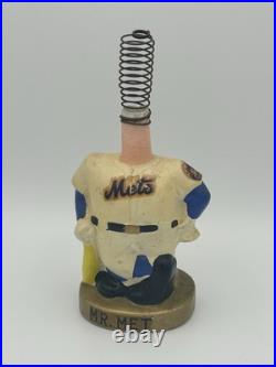 Vintage 1960s Mr. Met New York Mets Bobblehead Nodder Rare MLB Mascot