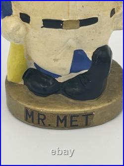 Vintage 1960s Mr. Met New York Mets Bobblehead Nodder Rare MLB Mascot