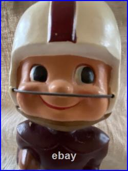 Vintage 1960s My Favorite Football Fella Team Bobblehead Nodder Japan Toes Up