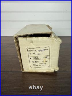 Vintage 1960s NFL Bobblehead / Nodder Detroit Lions With Original Box