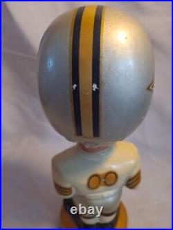 Vintage 1960s NFL Dallas Cowboys Gold Base And Gold Helmet Bobble Head