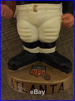 Vintage 1960s NFL Football Atlanta Falcons Bobblehead/Nodder Gold Base Rare