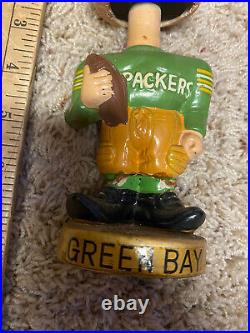 Vintage 1960s NFL Green Bay packers toes up Nodder, Bobble head, Bobbin' Head