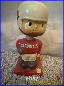 Vintage 1960s NFL St. Louis Arizona Cardinals Nodder Bobble head Bobbin' Head