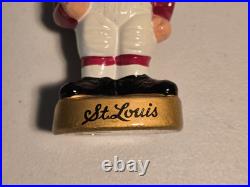 Vintage 1960s NFL St Louis Cardinals Football Bobblehead Nodder Gold Base with Box