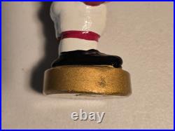 Vintage 1960s NFL St Louis Cardinals Football Bobblehead Nodder Gold Base with Box