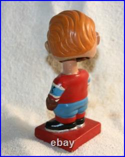 Vintage 1960s NHL MONTREAL CANADIENS HOCKEY BOBBLEHEAD NODDER BOBBLE HEAD