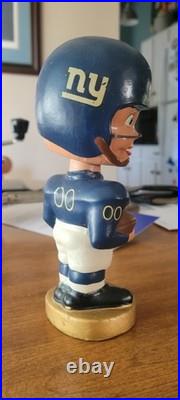 Vintage 1960s NY Football Giants Gold Base Bobblehead Nodder NFL, NO BREAKS Vintage 1960s NY Football Giants Gold Base Bobblehead Nodder NFL, NO BREAKS