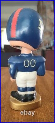 Vintage 1960s NY Football Giants Gold Base Bobblehead Nodder NFL, NO BREAKS Vintage 1960s NY Football Giants Gold Base Bobblehead Nodder NFL, NO BREAKS