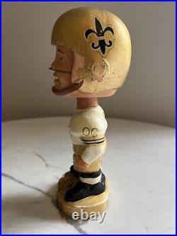 Vintage 1960s New Orleans Saints Football NFL Bobblehead Nodder Rare