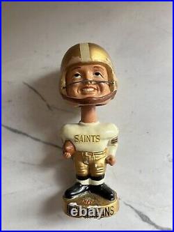 Vintage 1960s New Orleans Saints Football NFL Bobblehead Nodder Rare