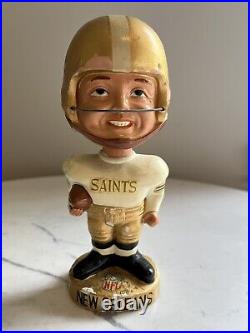 Vintage 1960s New Orleans Saints Football NFL Bobblehead Nodder Rare