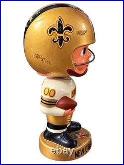 Vintage 1960s New Orleans Saints NFL Bobblehead Nodder Sports Specialties Japan