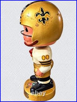 Vintage 1960s New Orleans Saints NFL Bobblehead Nodder Sports Specialties Japan Vintage 1960s New Orleans Saints NFL Bobblehead Nodder Sports Specialties Japan