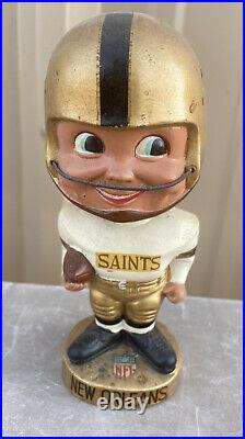 Vintage 1960s New Orleans Saints OriginalBobblehead Original NFL Bobble Head