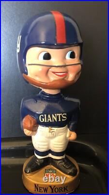 Vintage 1960s New York Football Giants Gold Base Bobblehead Nodder Japan NFL