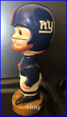 Vintage 1960s New York Football Giants Gold Base Bobblehead Nodder Japan NFL
