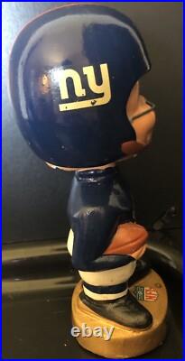 Vintage 1960s New York Football Giants Gold Base Bobblehead Nodder Japan NFL
